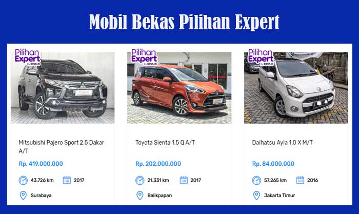 Mobil Bekas Murah Pilihan Expert