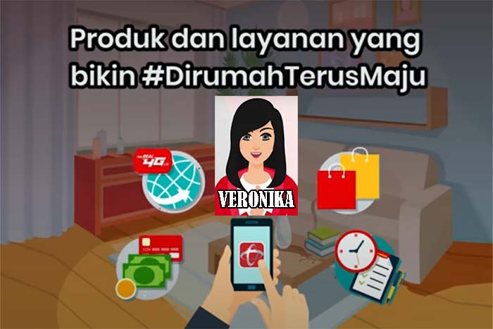 Tanya Veronika Asisten Virtual Dari Telkomsel
