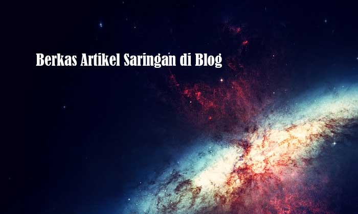 Berkas Artikel Saringan di Blog