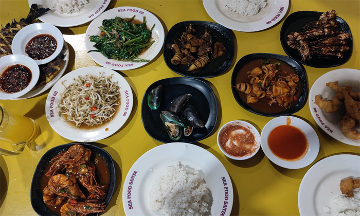 seafood 68 santa jakarta pusat